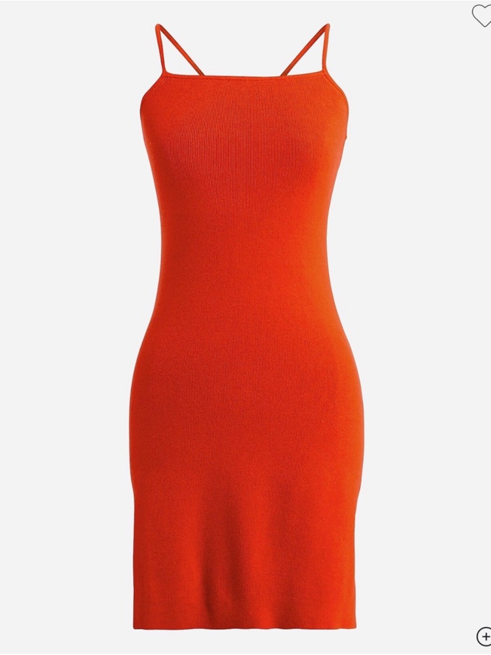 Cross-back knit mini dress